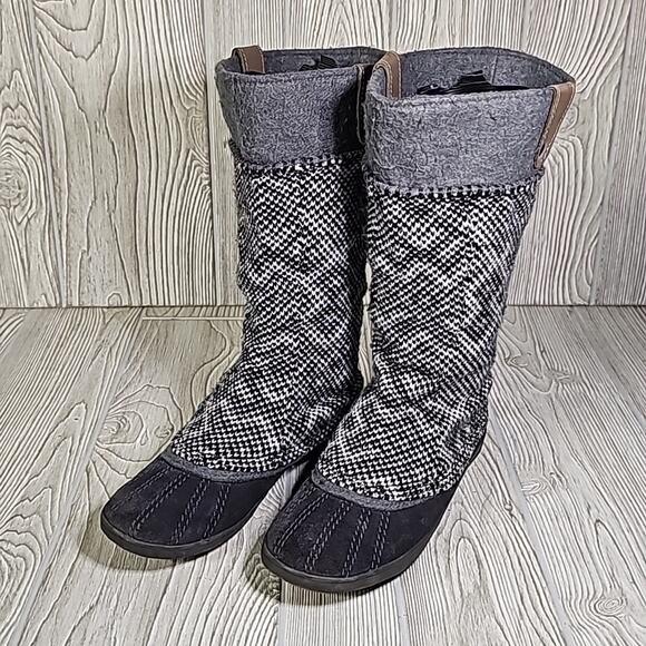 Sorel Tremblant Snow Boot Tweed and Suede Womens Size 7.5 - Picture 10 of 13